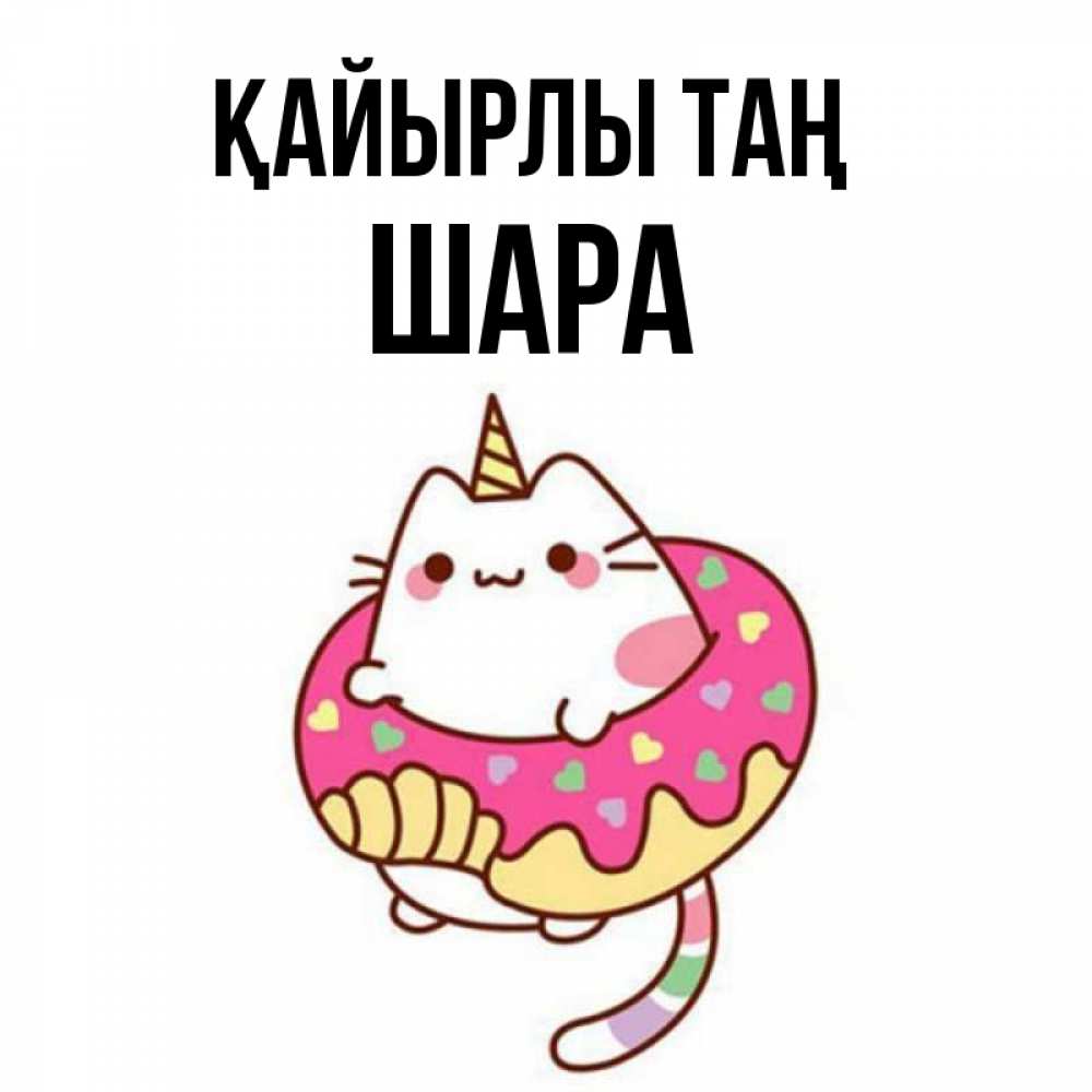 Күн сайын ашық хат с именем, ШАРА Қайырлы таң кот в бублике Онлайн тегін жүктеп алу тілектері бар керемет карта 