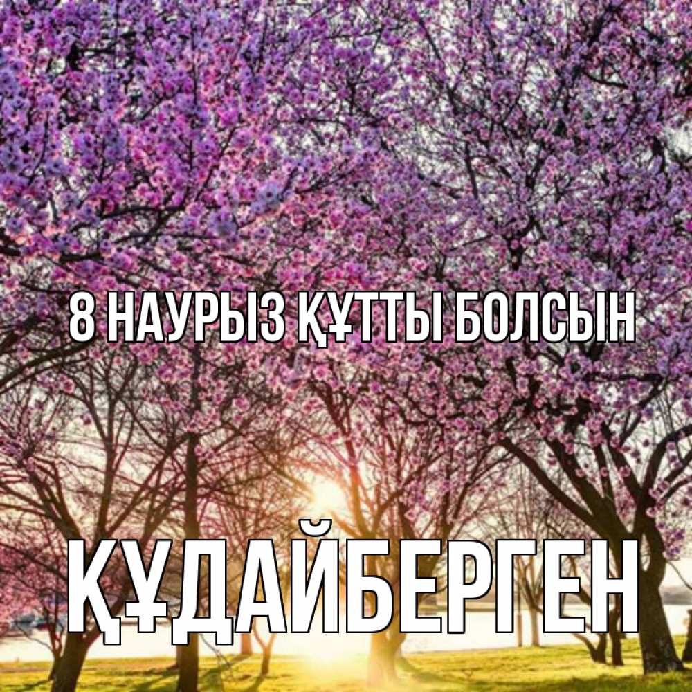 Күн сайын ашық хат с именем, ҚҰДАЙБЕРГЕН 8 наурыз құтты болсын международный женский день Онлайн тегін жүктеп алу тілектері бар керемет карта 