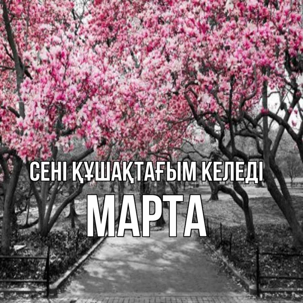 Күн сайын ашық хат с именем, Марта сені құшақтағым келеді обработанное фото Онлайн тегін жүктеп алу тілектері бар керемет карта 
