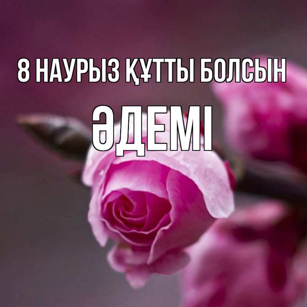 Күн сайын ашық хат с именем, ӘДЕМІ 8 наурыз құтты болсын весна Онлайн тегін жүктеп алу тілектері бар керемет карта 