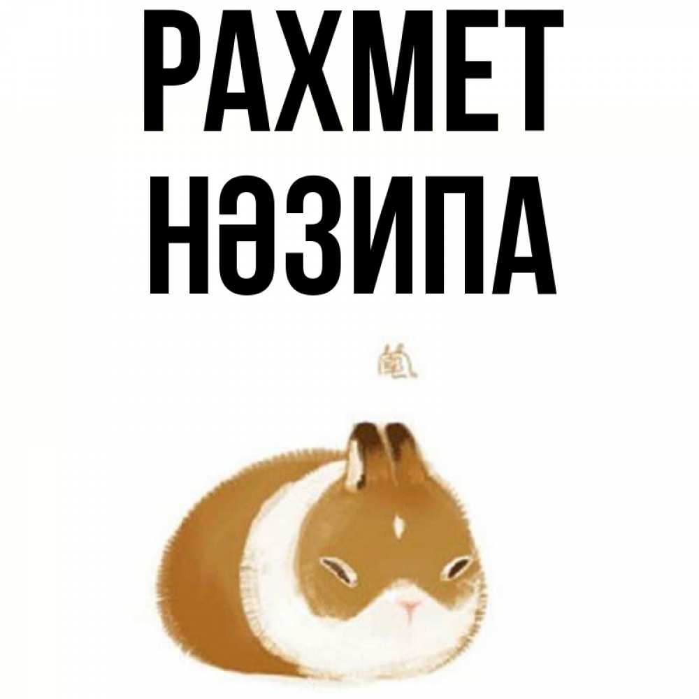 Күн сайын ашық хат с именем, НӘЗИПА рахмет коричнево белый домашний питомец Онлайн тегін жүктеп алу тілектері бар керемет карта 