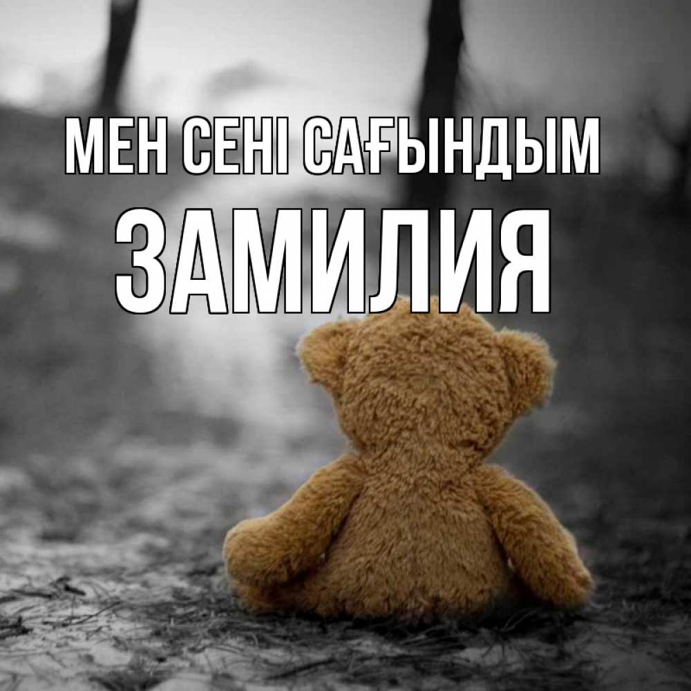 Күн сайын ашық хат с именем, ЗАМИЛИЯ Мен сені сағындым красивые открытки Онлайн тегін жүктеп алу тілектері бар керемет карта 