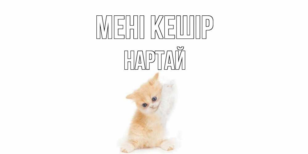 Күн сайын ашық хат с именем, Нартай Мені кешір кот Онлайн тегін жүктеп алу тілектері бар керемет карта 