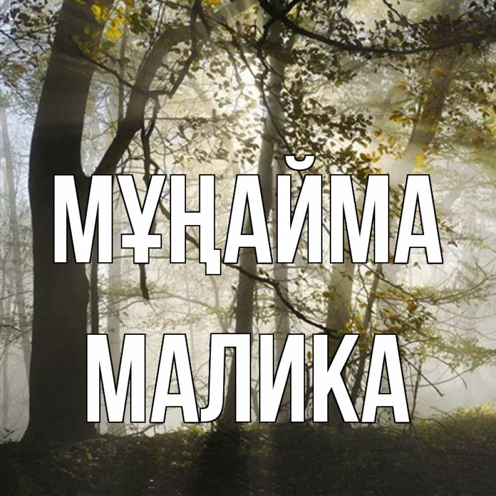 Күн сайын ашық хат с именем, Малика Мұңайма лес и свет Онлайн тегін жүктеп алу тілектері бар керемет карта 