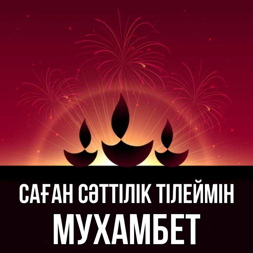 Күн сайын ашық хат с именем, МУХАМБЕТ Саған сәттілік тілеймін праздник Онлайн тегін жүктеп алу тілектері бар керемет карта 