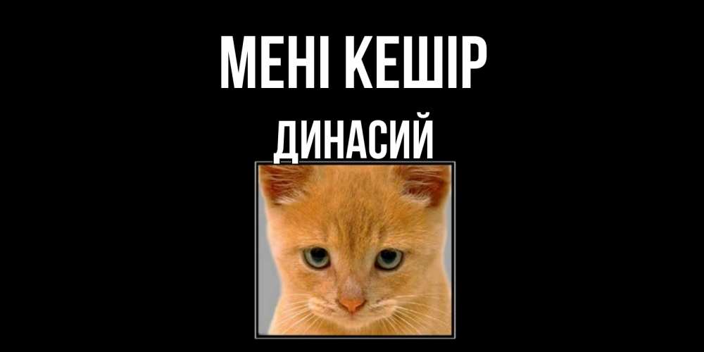 Күн сайын ашық хат с именем, Динасий Мені кешір рыжий грустный кот просит прощения Онлайн тегін жүктеп алу тілектері бар керемет карта 