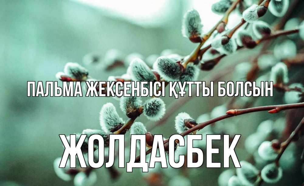 Күн сайын ашық хат с именем, Жолдасбек Пальма жексенбісі құтты болсын верба Онлайн тегін жүктеп алу тілектері бар керемет карта 