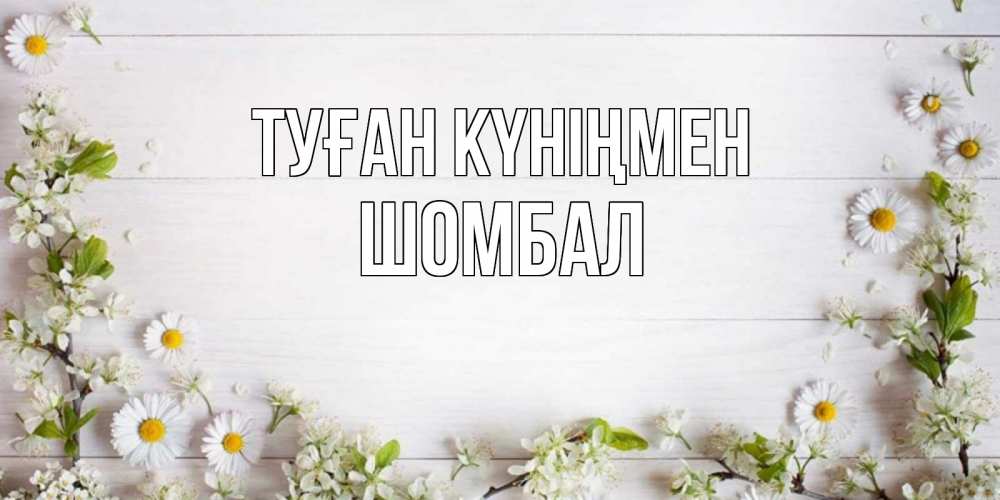 Күн сайын ашық хат с именем, ШОМБАЛ Туған күніңмен Воздушные шары Онлайн тегін жүктеп алу тілектері бар керемет карта 