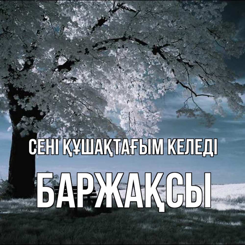 Күн сайын ашық хат с именем, Баржақсы сені құшақтағым келеді дерево Онлайн тегін жүктеп алу тілектері бар керемет карта 