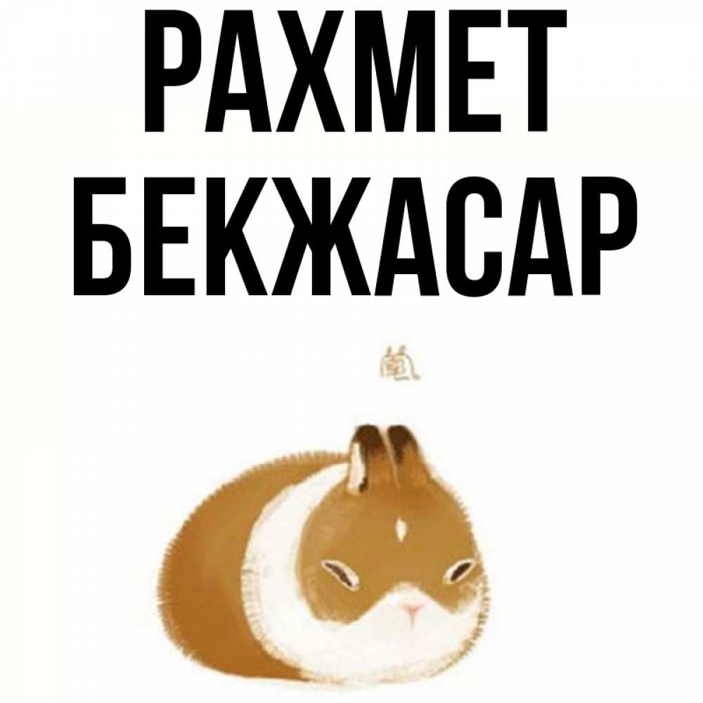 Күн сайын ашық хат с именем, Бекжасар рахмет коричнево белый домашний питомец Онлайн тегін жүктеп алу тілектері бар керемет карта 