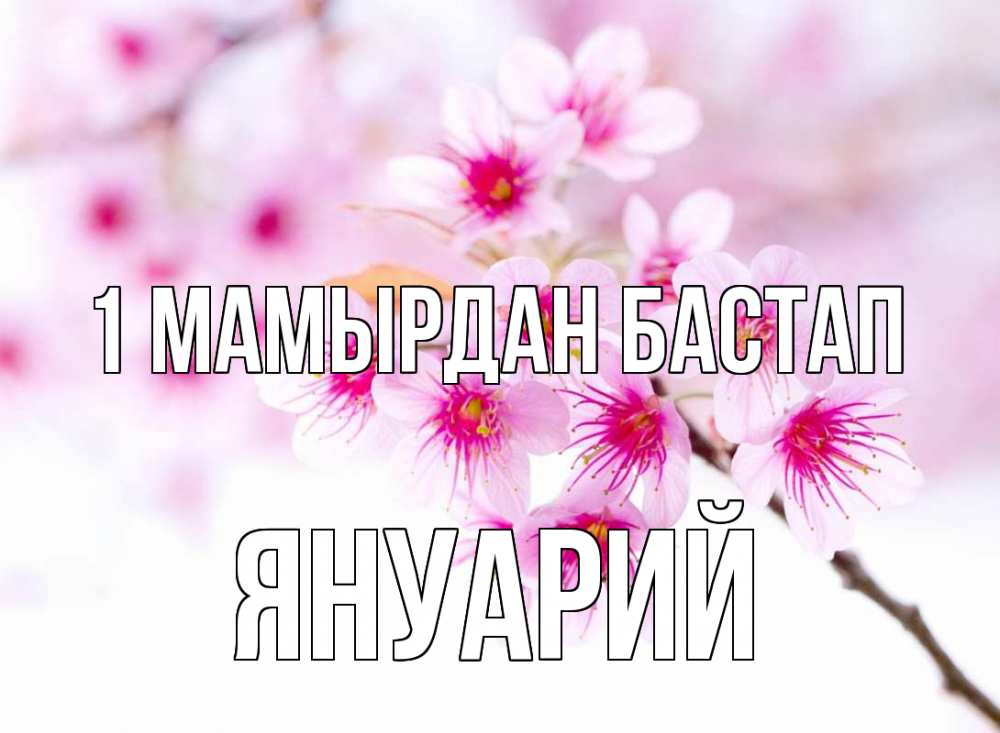 Күн сайын ашық хат с именем, Януарий 1 мамырдан бастап С 1 мая 2 Онлайн тегін жүктеп алу тілектері бар керемет карта 