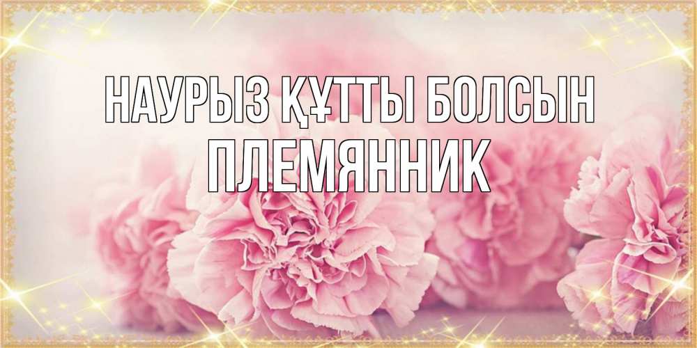 Күн сайын ашық хат с именем, Племянник Наурыз құтты болсын розовые цветы на международный женский день Онлайн тегін жүктеп алу тілектері бар керемет карта 
