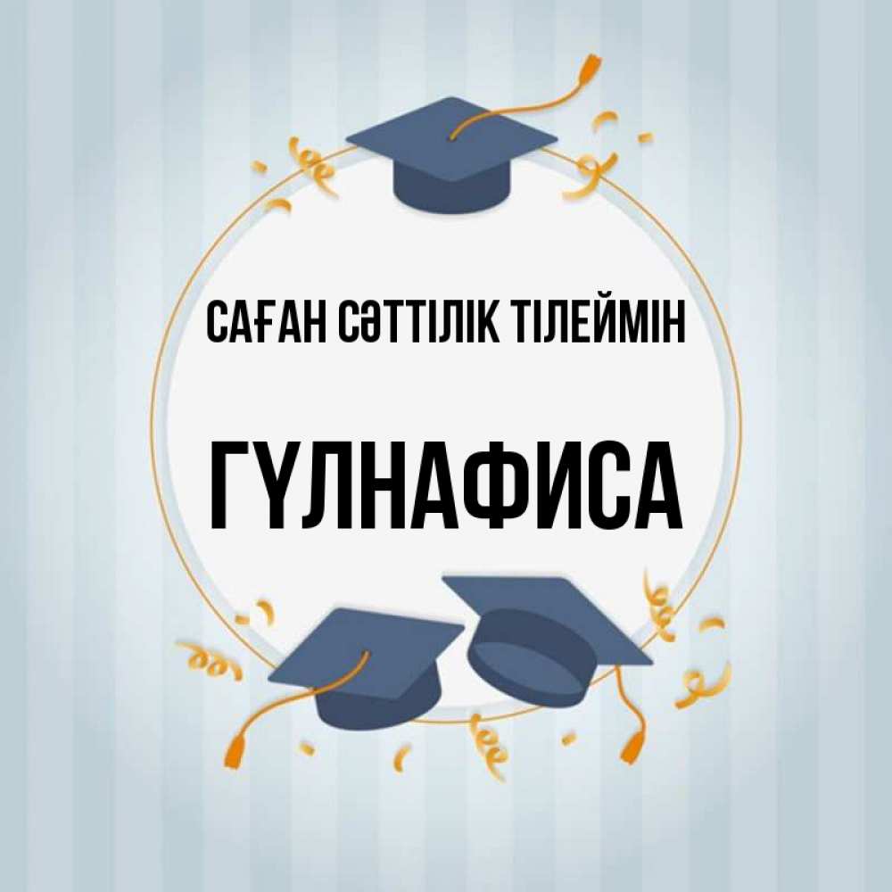 Күн сайын ашық хат с именем, ГҮЛНАФИСА Саған сәттілік тілеймін для студентов Онлайн тегін жүктеп алу тілектері бар керемет карта 