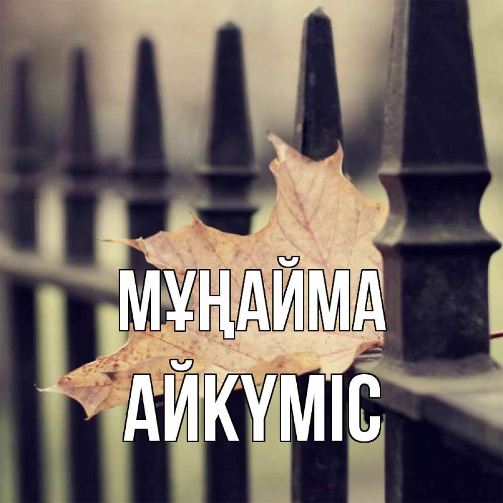 Күн сайын ашық хат с именем, АЙКҮМІС Мұңайма лист клена Онлайн тегін жүктеп алу тілектері бар керемет карта 