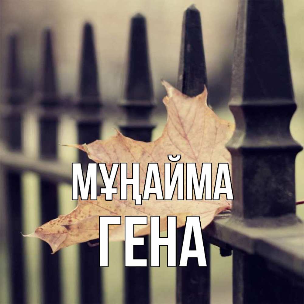 Күн сайын ашық хат с именем, Гена Мұңайма лист клена Онлайн тегін жүктеп алу тілектері бар керемет карта 