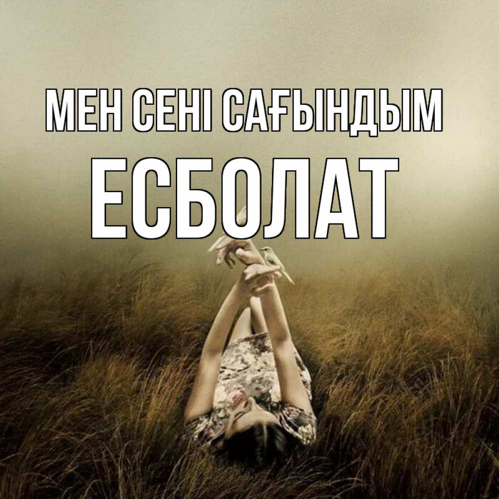 Күн сайын ашық хат с именем, Есболат Мен сені сағындым девушка с голубями Онлайн тегін жүктеп алу тілектері бар керемет карта 