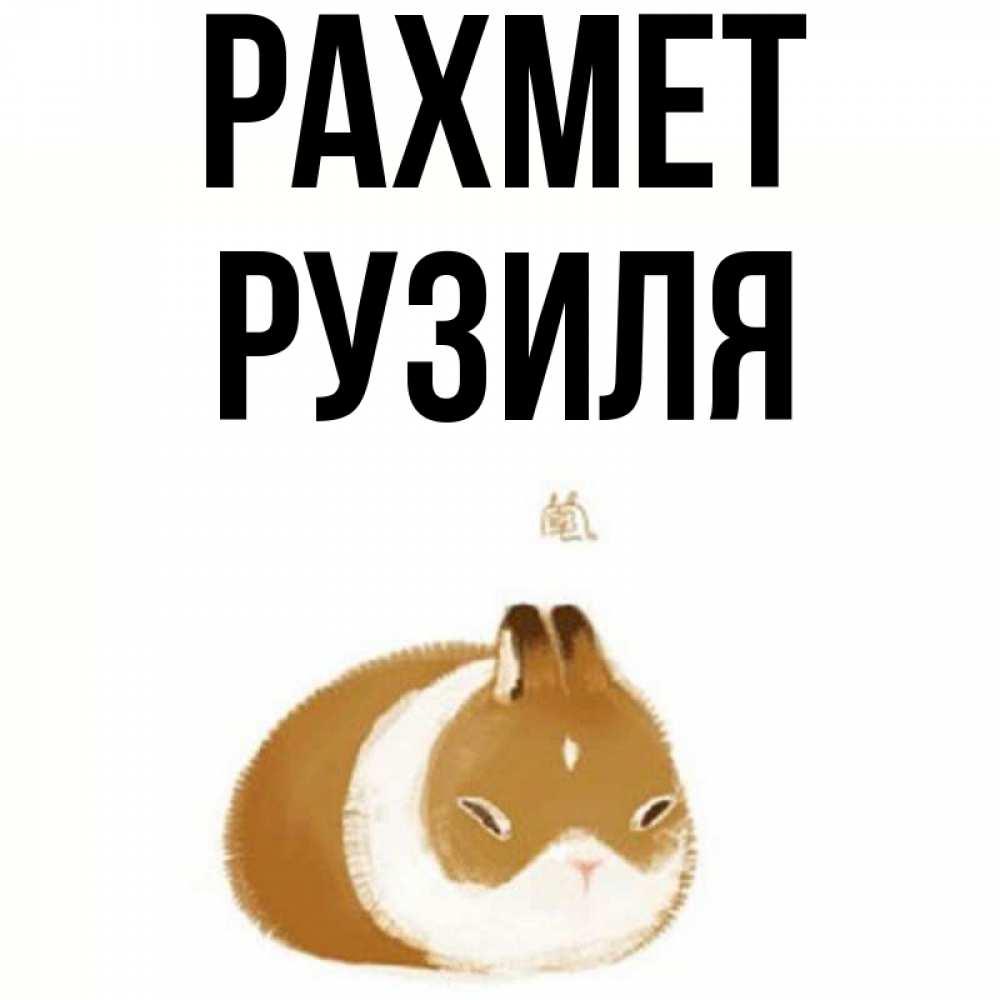 Күн сайын ашық хат с именем, Рузиля рахмет коричнево белый домашний питомец Онлайн тегін жүктеп алу тілектері бар керемет карта 