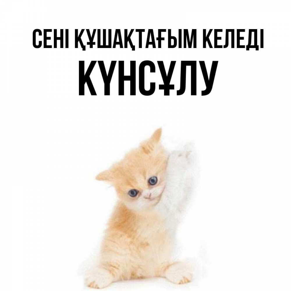 Күн сайын ашық хат с именем, КҮНСҰЛУ сені құшақтағым келеді я хочу очень скорее обнимаешек Онлайн тегін жүктеп алу тілектері бар керемет карта 