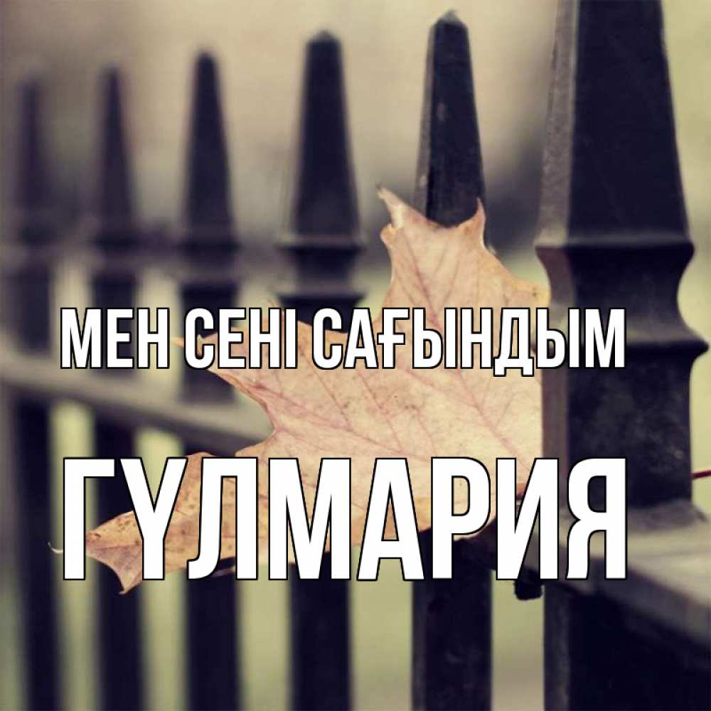 Күн сайын ашық хат с именем, ГҮЛМАРИЯ Мен сені сағындым очень скучно Онлайн тегін жүктеп алу тілектері бар керемет карта 