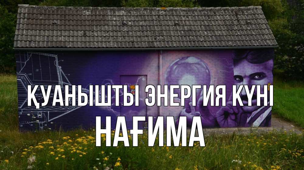 Күн сайын ашық хат с именем, НАҒИМА Қуанышты энергия күні молнии, Тесла Онлайн тегін жүктеп алу тілектері бар керемет карта 