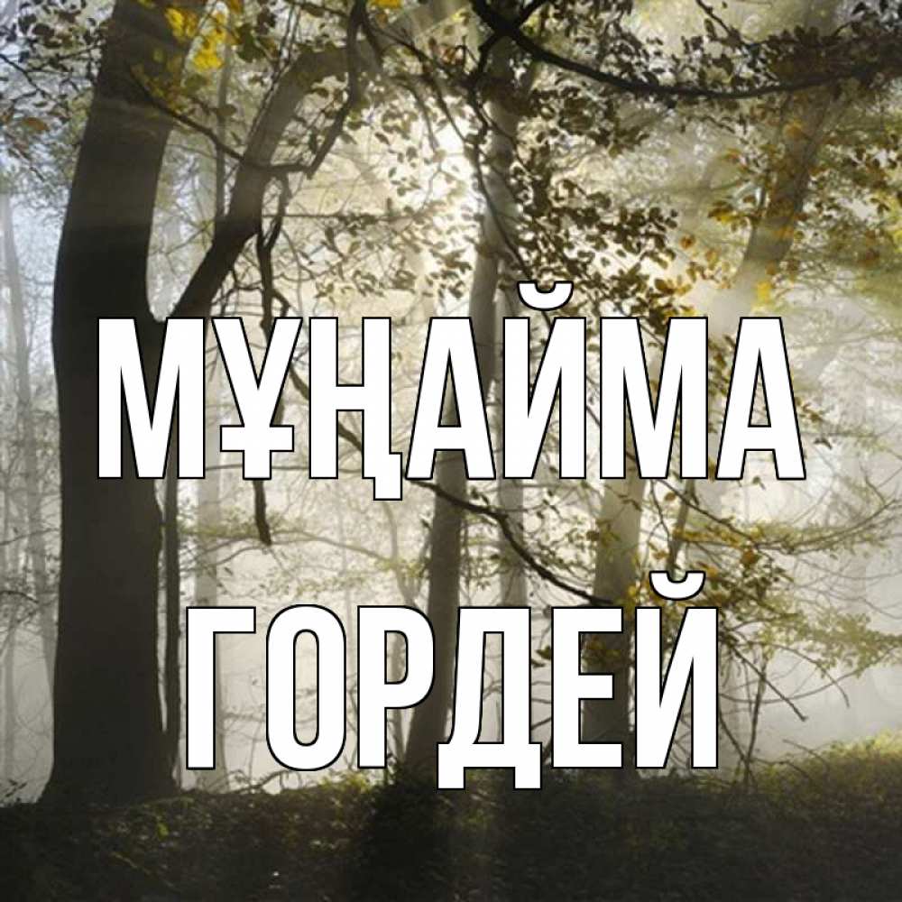 Күн сайын ашық хат с именем, Гордей Мұңайма лес и свет Онлайн тегін жүктеп алу тілектері бар керемет карта 