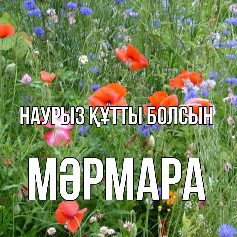 Күн сайын ашық хат с именем, МӘРМАРА Наурыз құтты болсын наурыз  4 Онлайн тегін жүктеп алу тілектері бар керемет карта 