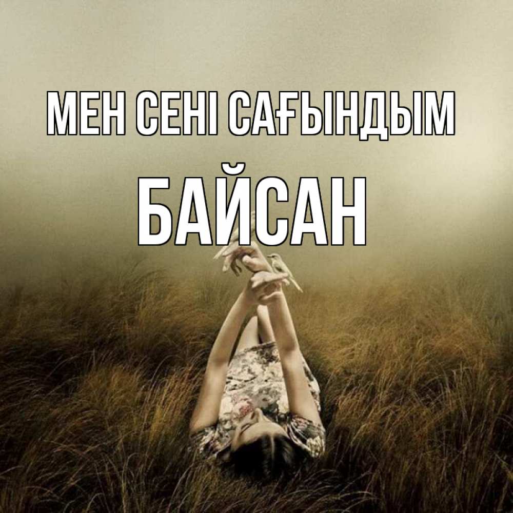 Күн сайын ашық хат с именем, Байсан Мен сені сағындым девушка с голубями Онлайн тегін жүктеп алу тілектері бар керемет карта 