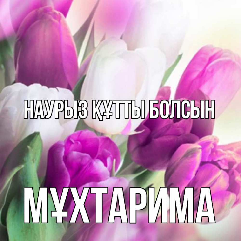 Күн сайын ашық хат с именем, МҰХТАРИМА Наурыз құтты болсын весна 1 Онлайн тегін жүктеп алу тілектері бар керемет карта 