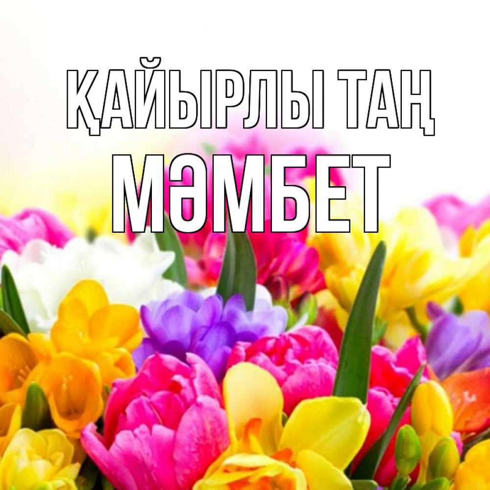 Күн сайын ашық хат с именем, МӘМБЕТ Қайырлы таң создать открытку со свое подписью Онлайн тегін жүктеп алу тілектері бар керемет карта 