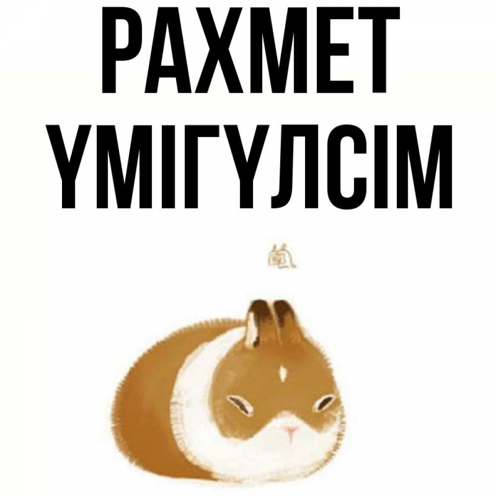Күн сайын ашық хат с именем, ҮМІГҮЛСІМ рахмет коричнево белый домашний питомец Онлайн тегін жүктеп алу тілектері бар керемет карта 