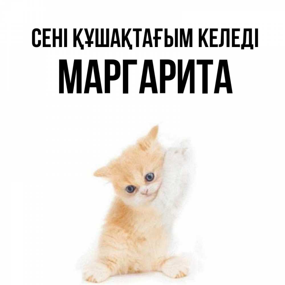 Күн сайын ашық хат с именем, Маргарита сені құшақтағым келеді я хочу очень скорее обнимаешек Онлайн тегін жүктеп алу тілектері бар керемет карта 