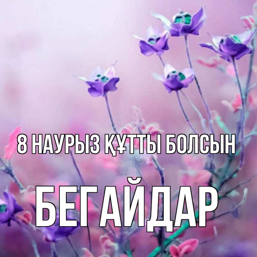 Күн сайын ашық хат с именем, Бегайдар 8 наурыз құтты болсын международный женский день 2 Онлайн тегін жүктеп алу тілектері бар керемет карта 
