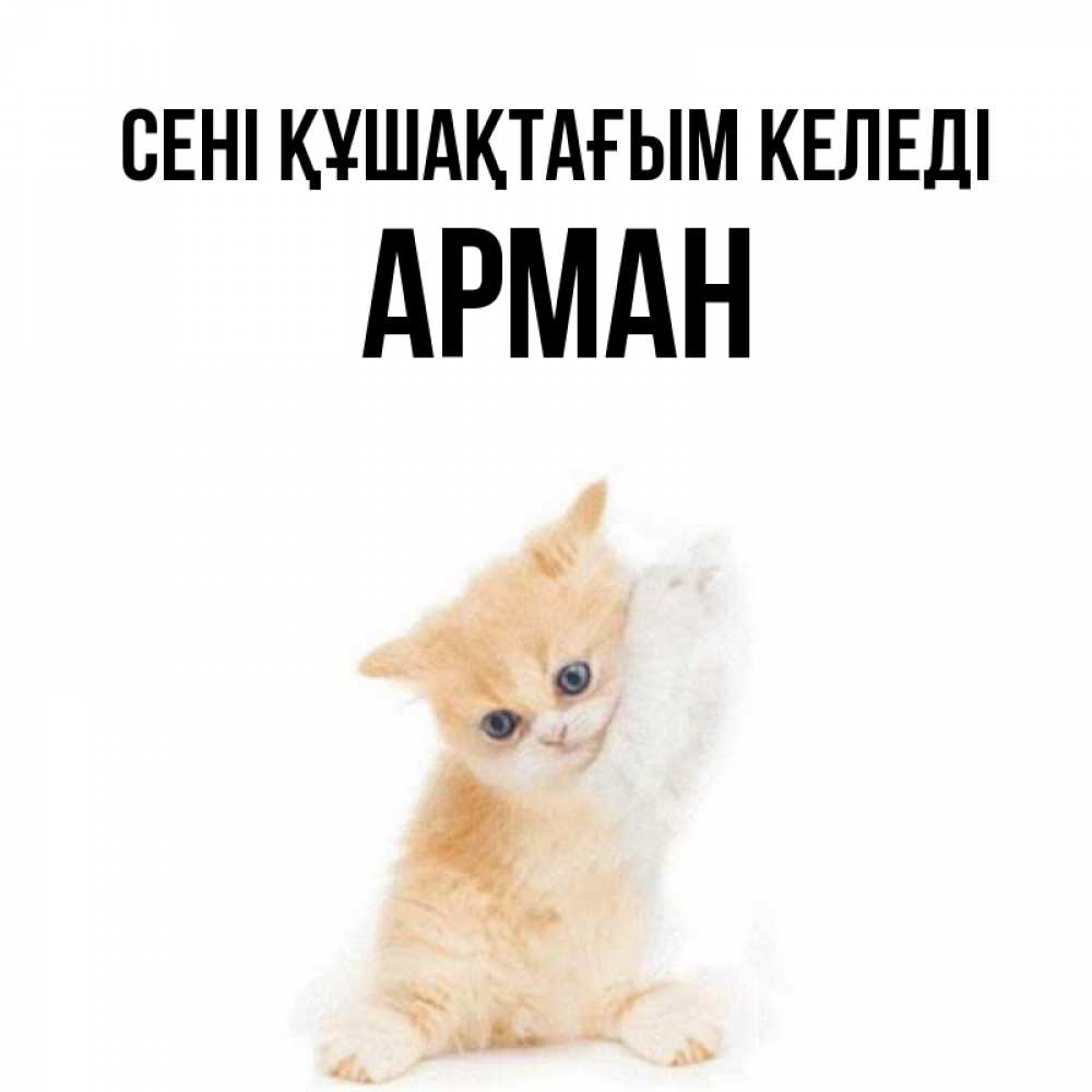 Күн сайын ашық хат с именем, Арман сені құшақтағым келеді я хочу очень скорее обнимаешек Онлайн тегін жүктеп алу тілектері бар керемет карта 