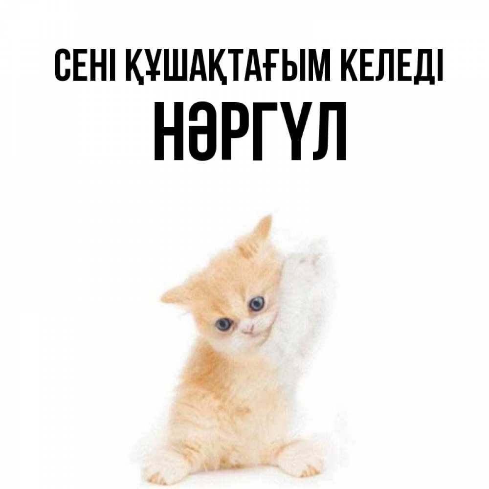 Күн сайын ашық хат с именем, НӘРГҮЛ сені құшақтағым келеді я хочу очень скорее обнимаешек Онлайн тегін жүктеп алу тілектері бар керемет карта 