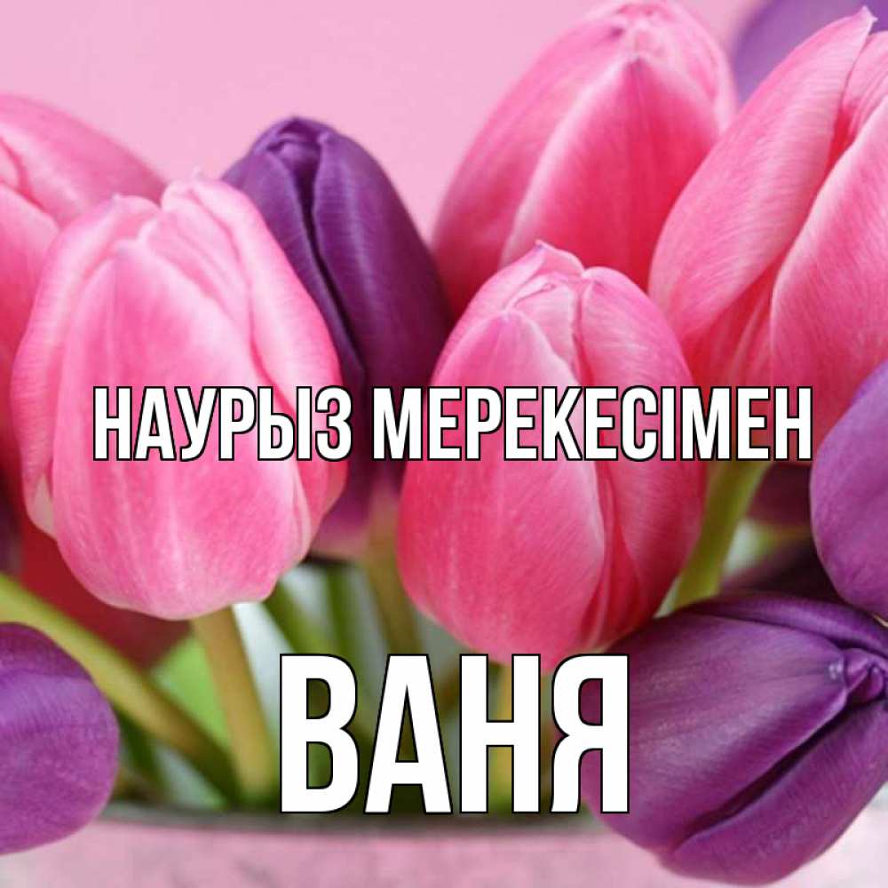 Күн сайын ашық хат с именем, Ваня Наурыз мерекесімен маме 1 Онлайн тегін жүктеп алу тілектері бар керемет карта 