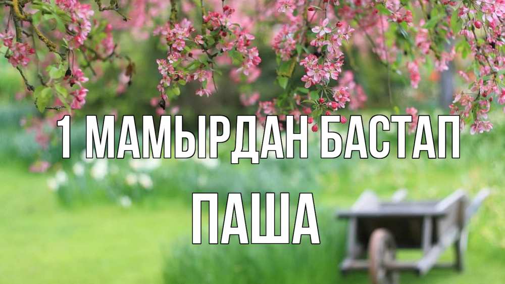 Күн сайын ашық хат с именем, Паша 1 мамырдан бастап С 1 мая Онлайн тегін жүктеп алу тілектері бар керемет карта 