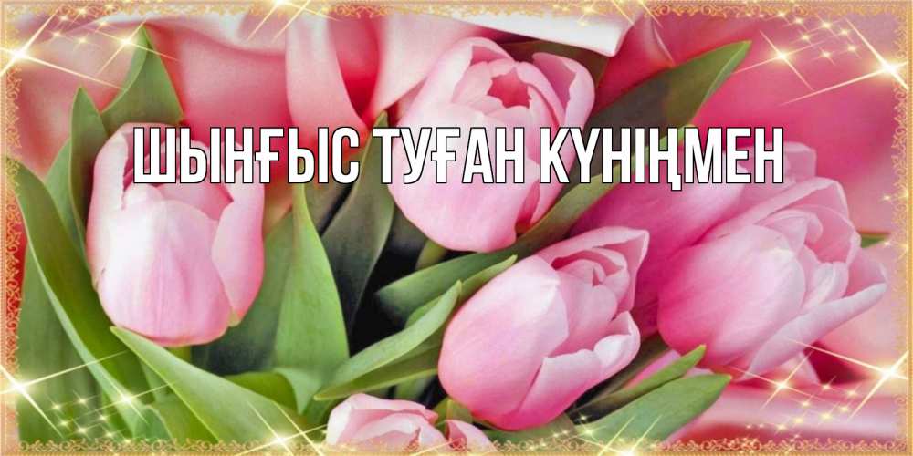Картинка  с именем , ШЫНҒЫС! ТУҒАН КҮНІҢМЕН!