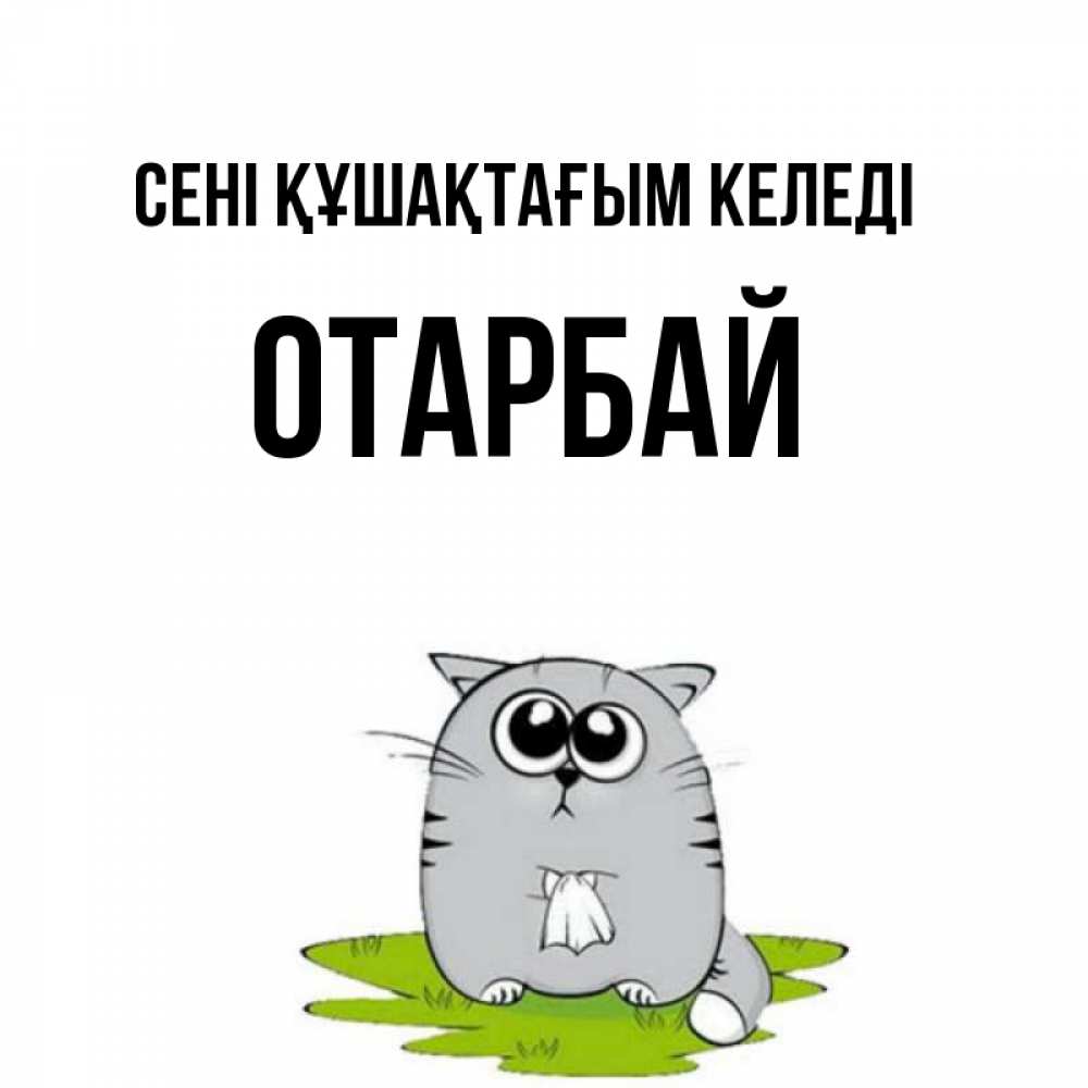 Күн сайын ашық хат с именем, ОТАРБАЙ сені құшақтағым келеді котик теребит платочек сидя на травке Онлайн тегін жүктеп алу тілектері бар керемет карта 