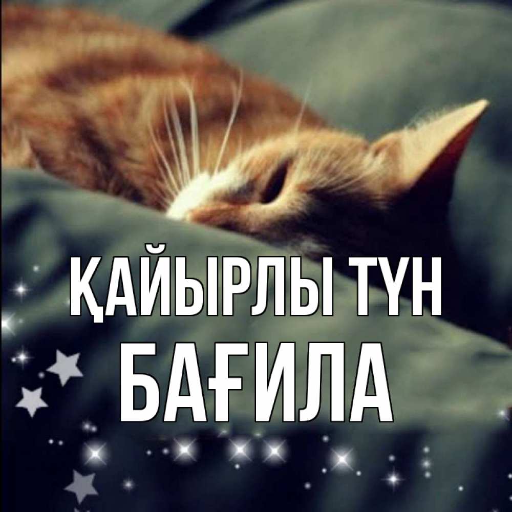 Күн сайын ашық хат с именем, БАҒИЛА Қайырлы түн кроватка Онлайн тегін жүктеп алу тілектері бар керемет карта 