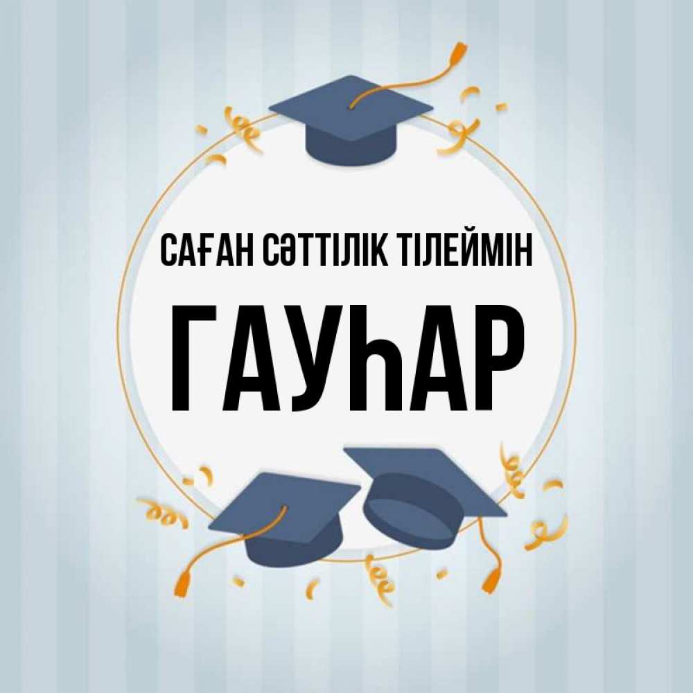 Күн сайын ашық хат с именем, Гауһар Саған сәттілік тілеймін для студентов Онлайн тегін жүктеп алу тілектері бар керемет карта 