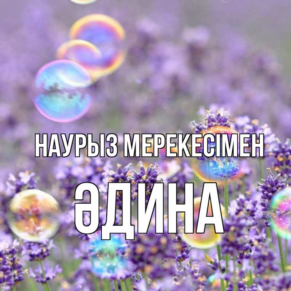Күн сайын ашық хат с именем, ӘДИНА Наурыз мерекесімен цветы Онлайн тегін жүктеп алу тілектері бар керемет карта 