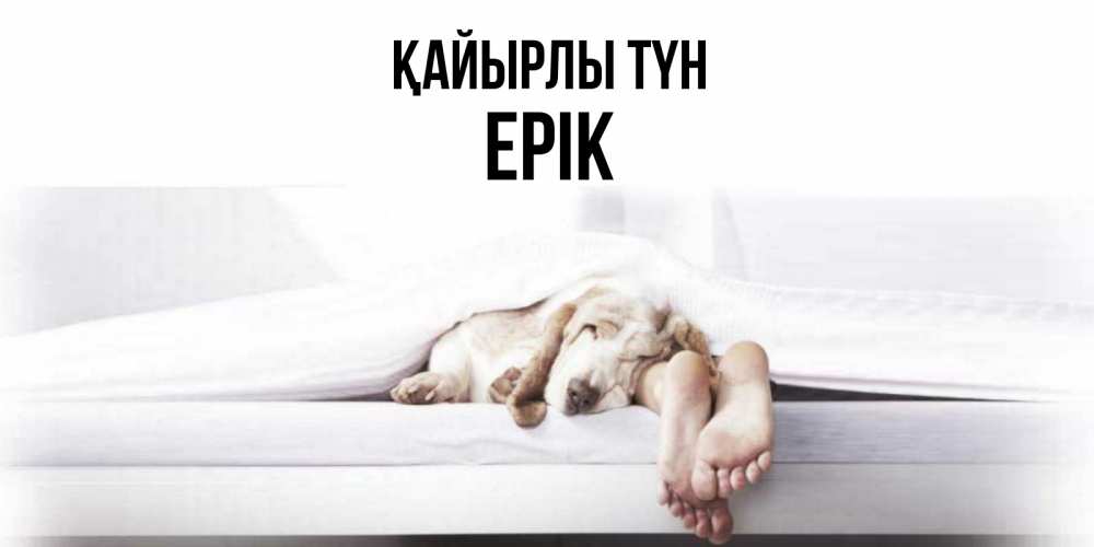 Күн сайын ашық хат с именем, Ерік Қайырлы түн кровать с собакой пожелание сладких снов и спокойной ночи Онлайн тегін жүктеп алу тілектері бар керемет карта 