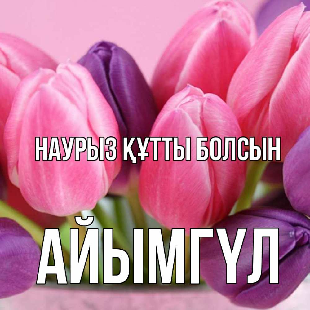 Күн сайын ашық хат с именем, АЙЫМГҮЛ Наурыз құтты болсын маме 1 Онлайн тегін жүктеп алу тілектері бар керемет карта 