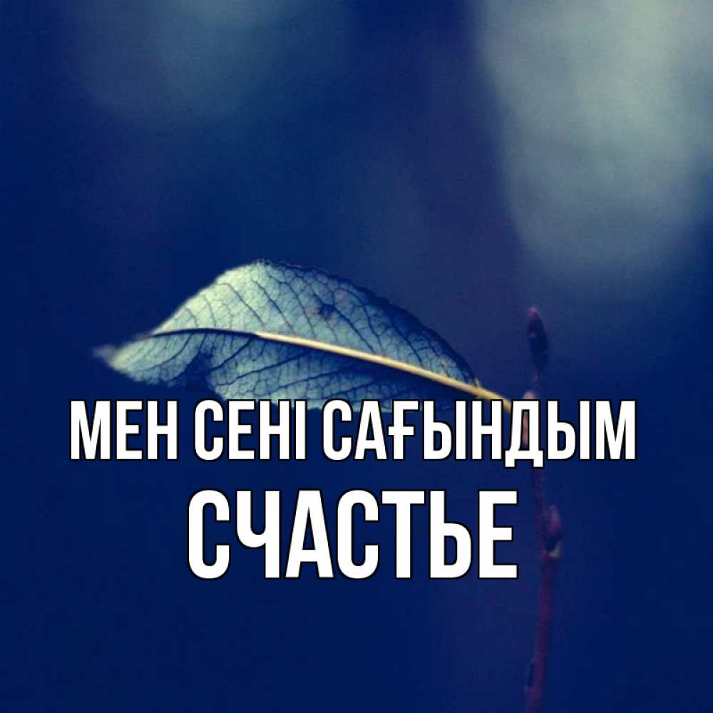 Күн сайын ашық хат с именем, Счастье Мен сені сағындым одна ветка 1 Онлайн тегін жүктеп алу тілектері бар керемет карта 