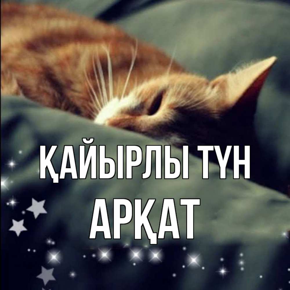 Күн сайын ашық хат с именем, Арқат Қайырлы түн кроватка Онлайн тегін жүктеп алу тілектері бар керемет карта 