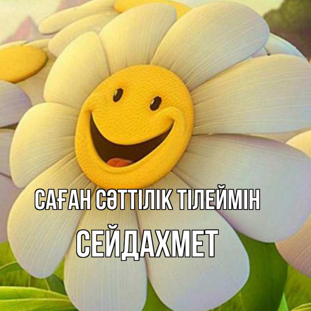 Күн сайын ашық хат с именем, СЕЙДАХМЕТ Саған сәттілік тілеймін подписать открытку своим текстом Онлайн тегін жүктеп алу тілектері бар керемет карта 