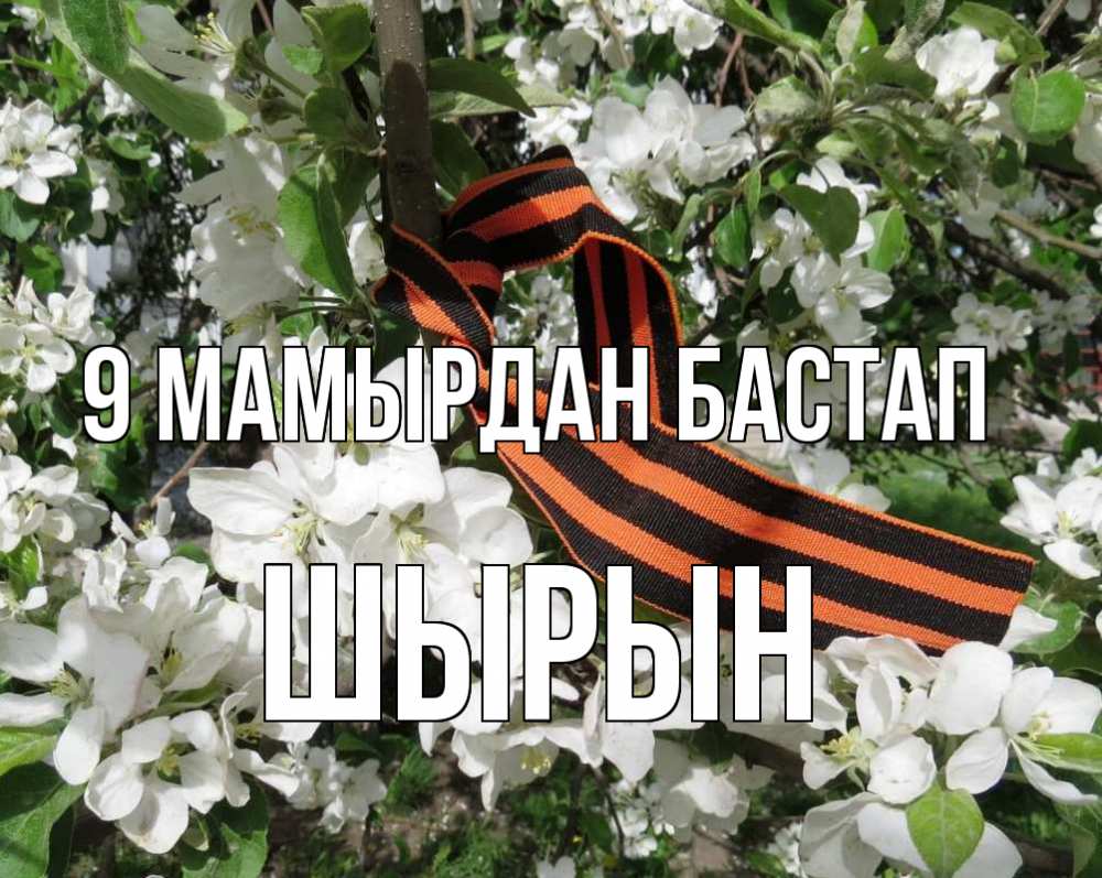 Күн сайын ашық хат с именем, ШЫРЫН 9 мамырдан бастап 9 мая Онлайн тегін жүктеп алу тілектері бар керемет карта 