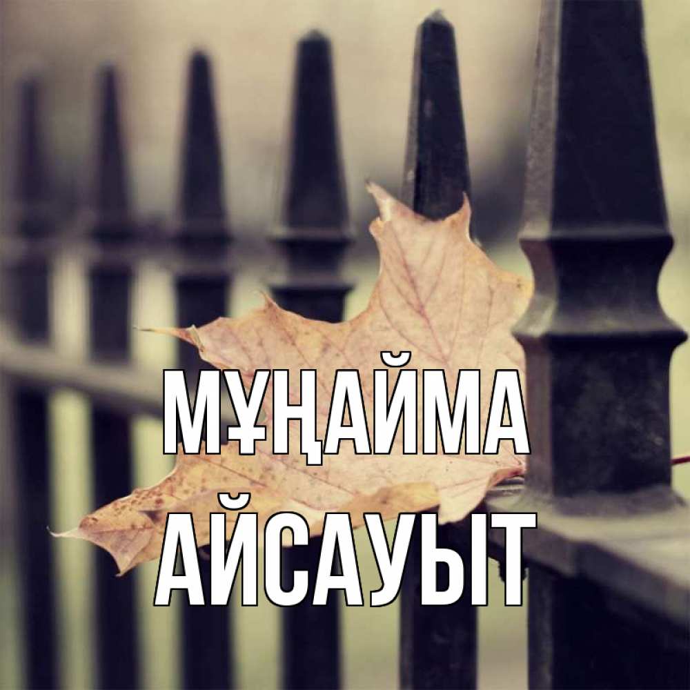 Күн сайын ашық хат с именем, Айсауыт Мұңайма лист клена Онлайн тегін жүктеп алу тілектері бар керемет карта 