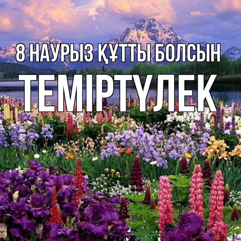Күн сайын ашық хат с именем, ТЕМІРТҮЛЕК 8 наурыз құтты болсын международный женский день Онлайн тегін жүктеп алу тілектері бар керемет карта 