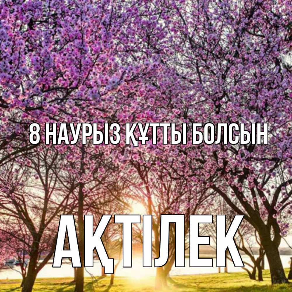Күн сайын ашық хат с именем, Ақтілек 8 наурыз құтты болсын международный женский день Онлайн тегін жүктеп алу тілектері бар керемет карта 